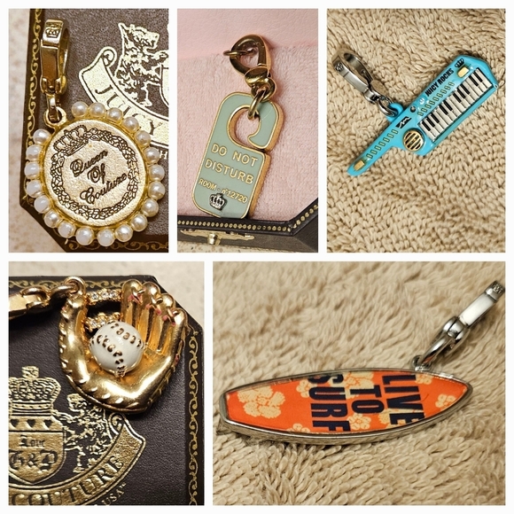 RARE Juicy Couture Fairytale Red Enchanted Apple Charm Forbidden Fruit Adam Eve - Picture 11 of 13